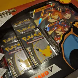Pokemon TCG Celebrations Lance's Charizard V Box 25th Anniversary Sealed - Image 2
