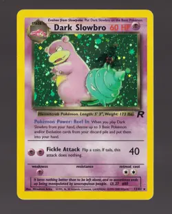 Dark Slowbro 12/82 Team Rocket Holo Pokemon TCG WOTC Vintage NM - Image 1