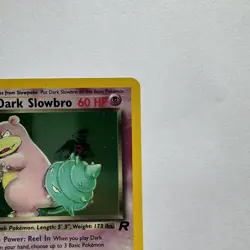 Dark Slowbro 12/82 Team Rocket 1st Edition Holo Rare Pokemon TCG - Image 4