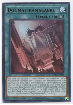 Yu-Gi-Oh! - Dogmatikamacabre - MP23-EN029 - Rare - 1st Ed - NM/M - Image 1
