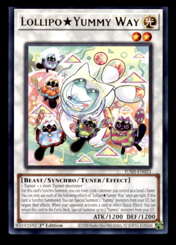 Lollipo Yummy Way JUSH-EN021 Yu-Gi-Oh! Justice Hunters - Rare - Image 1