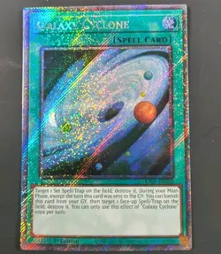 Yu-Gi-Oh! Quarter Century Stampede Galaxy Cyclone Secret Rare 1st Edition - Image 1