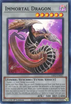 Yugioh! Immortal Dragon - DIFO-EN041 - Super Rare - 1st Edition Near Mint - Image 1