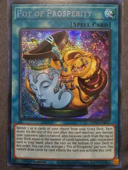 Pot of Prosperity MP22-EN037 1st Edition Yu-Gi-Oh! Prismatic Secret Rare NM - Image 1