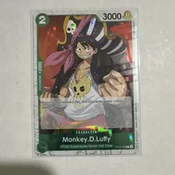 Bandai Monkey.D.Luffy Foil ST16-005 Straw Hat Crew One Piece CCG Card - Image 1