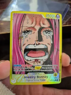 One Piece TCG OP13-100 Jewelry Bonney Alt Art Leader English MINT - Image 3