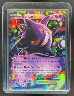 2014 Pokemon XY Phantom Forces Gengar Ex #34/119 - Image 1