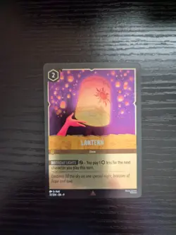 Disney Lorcana Fabled - Lantern #32/204 - Rare Cold Foil - Image 1