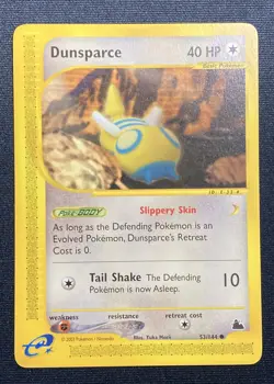 Dunsparce 2003 Pokemon Skyridge #53/144 Regular Common Lightly Played - Image 1