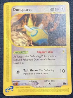 Dunsparce 2003 Pokemon Skyridge #53/144 Regular Common Lightly Played - Image 1