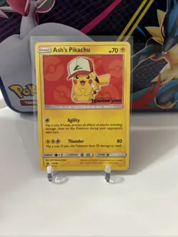 Ash's Pikachu SM109 I Choose You Movie Promo Pokemon Card - Image 1