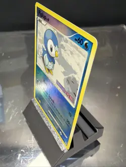 Pokemon TCG Piplup 93/130 Diamond & Pearl Stamped Card Reverse Holo LP - Image 3