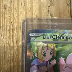 pack fresh! Pokemon TCG Journey Together Lillie's Clefairy EX Card 184/159 - Image 2