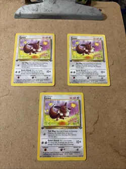 Pokemon TCG Eevee Jungle Card 51/64 Regular Common 1st Edition - Image 1