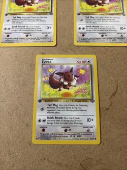 Pokemon TCG Eevee Jungle Card 51/64 Regular Common 1st Edition - Image 4