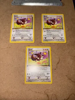 Pokemon TCG Eevee Jungle Card 51/64 Regular Common 1st Edition - Image 5