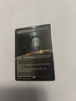 Shadowy Backstreet (Borderless) #330 Murders at Karlov Manor Regular Rare Nm Mtg - Image 1