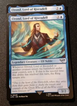 Elrond, Lord Of Rivendell X2 - LTR - MTG - EN - NM - 0049 - Image 1