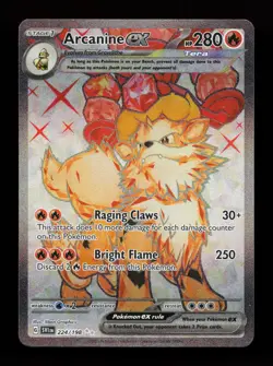 Arcanine ex 224/198 Ultra Rare SV01: Scarlet & Violet Base Set Pokemon Card - Image 1