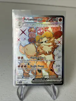 Arcanine ex 224/198 SV01: Scarlet & Violet Base Set Ultra Rare Pokemon TCG - Image 1