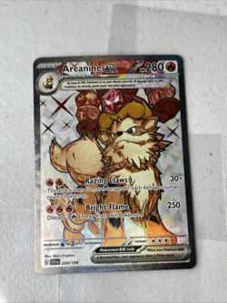 Arcanine ex 224/198 SV01: Scarlet & Violet Base Set Ultra Rare Pokemon TCG - Image 2