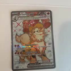 Arcanine ex 224/198 SV01: Scarlet & Violet Base Set Holo Pokemon Card - Image 3