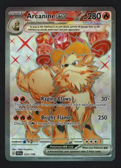 Arcanine ex 224/198 SV01: Scarlet & Violet Base Set Ultra Rare Pokemon TCG - Image 1