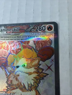 Pokemon TCG Arcanine EX Holo Card 224/198 SV01 Scarlet & Violet Base Set NM - Image 5