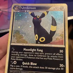 Umbreon #22/95 Call of Legends Pokemon TCG Holo Rare MP + English 2011 - Image 4