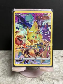 Pokemon Pikachu Secret Rare Full Art Holo Crown Zenith 160/159 English TCG - Image 1