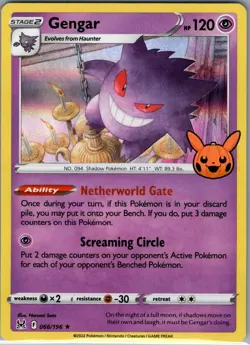 Gengar 066/196 Trick or Trade BOOster Bundle 2023 - Pokemon Card - NM - Image 1