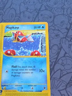 Pokemon: Magikarp #118/165 Expedition 2002 Non Holo Vintage - MP - I177 - Image 4