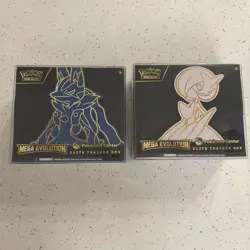 Mega Evolution Lucario & Gardevoir Pokemon Center ETB Set Elite Trainer Box NEW - Image 1