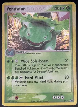 Pokemon TCG Venusaur Holo Pop Series 2 6/17 HP/MP - Image 1