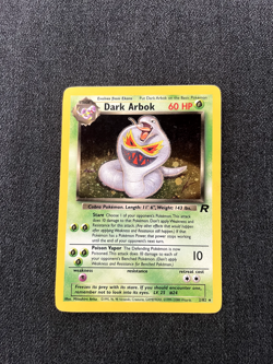 Pokemon TCG Dark Arbok 2/82 Team Rocket Holo LP - Image 1