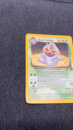 Pokemon TCG Dark Arbok 2/82 Team Rocket Holo LP - Image 2