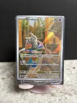 Pokemon Mimikyu 075 SVP Scarlet & Violet Promo Holo Basic Card English TCG - Image 1