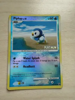 Pokemon TCG Piplup Reverse Holo Majestic Dawn Platinum Stamped 71/100 - Image 1