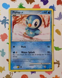Pokemon TCG Piplup 15/17 Pop Series 8 Non Holo English 2008 - Image 1