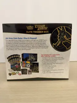 Pokemon TCG Sword & Shield Crown Zenith Elite Trainer Box ETB NEW/SEALED - Image 3