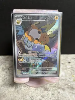 Pokemon Raichu 211/193 Sv02 Paldea Evolved Illustration Rare Holo English TCG - Image 1