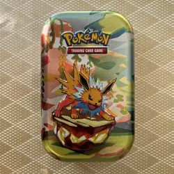 Pokemon TCG Jolteon Mini Tin gift set Storage & insert, Dice, Coins, markers - Image 4