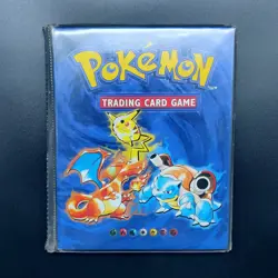 Pokemon Vintage WOTC Sammelordner Ordner Sammelmappe Base Set mit Karten Holos - Image 1