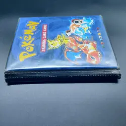 Pokemon Vintage WOTC Sammelordner Ordner Sammelmappe Base Set mit Karten Holos - Image 3