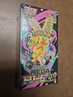 Pokemon Japanese Mega Dream Ex Booster Box with Shrink - US Seller - Image 1