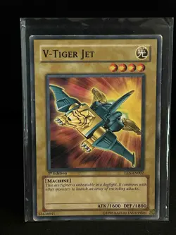 V-Tiger Jet - EEN-EN002 - Common - 1st Edition Elemental Energy Yu-Gi-Oh! Modera - Image 1