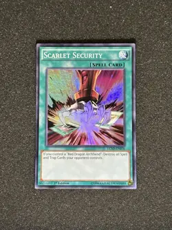 Yugioh Scarlet Security - LC5D-EN076 - 1st Edition - Super Rare - NM - Image 1