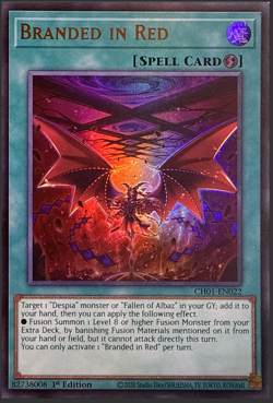 Yugioh! - Branded in Red - CH01-EN022 - Ultra Rare - NM/M - Image 1
