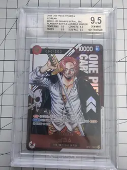 No 60. Serial Shanks OP01-120 Flagship Battle 2025 Promo One Piece KOREAN PSA10 - Image 1