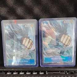 (2) One Piece CCG Legacy of the Master Monkey.D.Garp OP12-056 Super Rare - Image 1